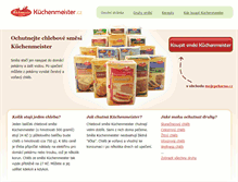 Tablet Screenshot of kuchenmeister.cz